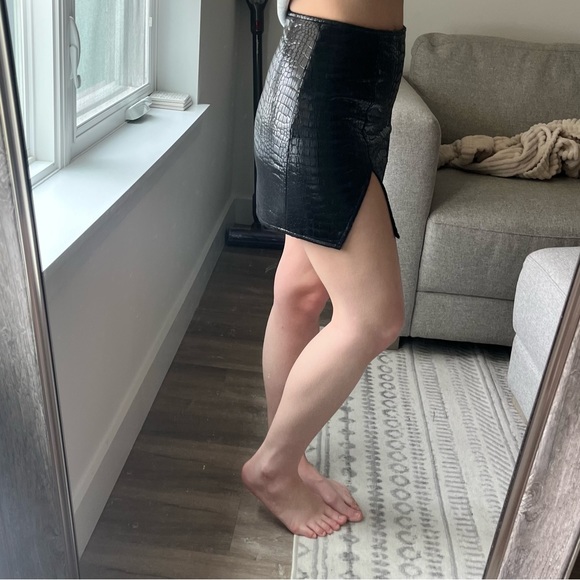 Princess Polly Crocodile Mini Skirt - Picture 8 of 8